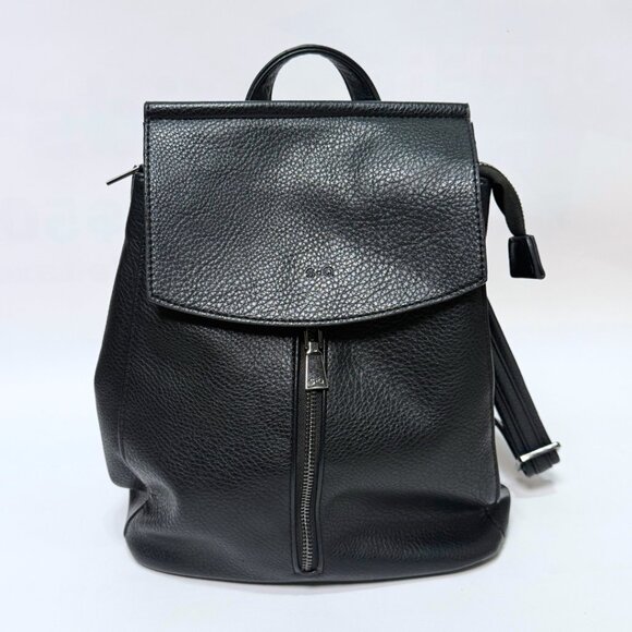 S-Q Chloe Convertible Black Backpack made with Vegan Leather – NWT - Picture 1 of 15